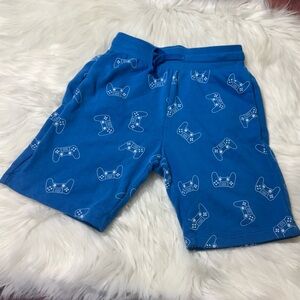 H&M Youth Boy Size 6X Blue Shorts with Controller Design